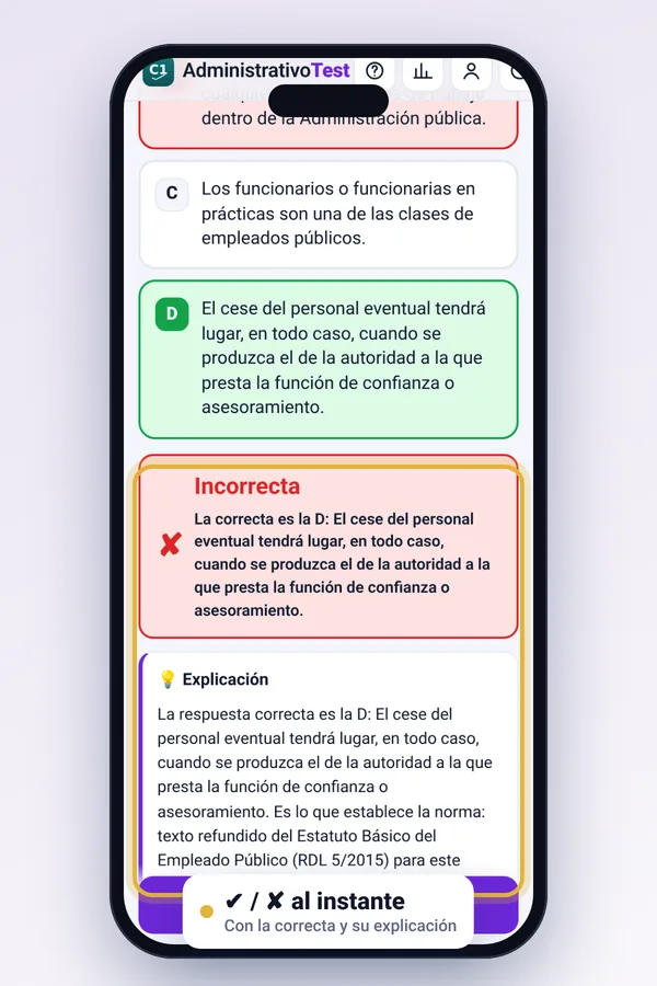 Pregunta corregida con explicación